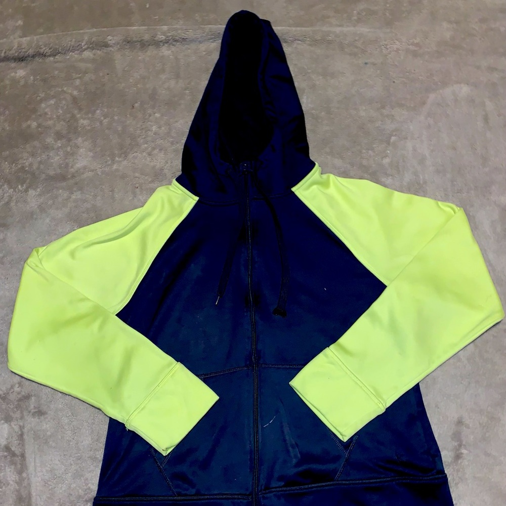 Dan skin Large Neon Yellow and Dark Gray Zip up